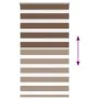 Estor cebra marrón 70x100 cm tejido ancho 65,9 cm poliéster de , Persianas y estores - Ref: Foro24-4014307, Precio: 20,12 €, ...
