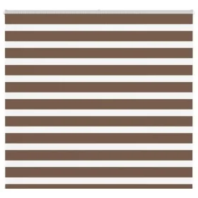 Estor cebra marrón 160x150 cm tejido ancho 155,9 cm poliéster de , Persianas y estores - Ref: Foro24-4014351, Precio: 33,87 €...