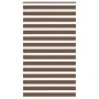 Estor cebra marrón 125x200 cm tejido ancho 120,9 cm poliéster de , Persianas y estores - Ref: Foro24-4014370, Precio: 26,51 €...