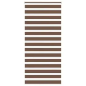 Estor cebra marrón 110x230 cm tejido ancho 105,9 cm poliéster de , Persianas y estores - Ref: Foro24-4014393, Precio: 32,56 €...