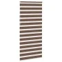 Estor cebra marrón 110x230 cm tejido ancho 105,9 cm poliéster de , Persianas y estores - Ref: Foro24-4014393, Precio: 32,56 €...
