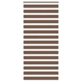 Estor cebra marrón 95x200 cm tejido ancho 90,9 cm poliéster de , Persianas y estores - Ref: Foro24-4014364, Precio: 22,75 €, ...