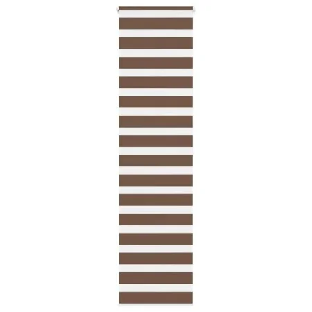 Estor cebra marrón 65x200 cm tejido ancho 60,9 cm poliéster de , Persianas y estores - Ref: Foro24-4014358, Precio: 22,58 €, ...