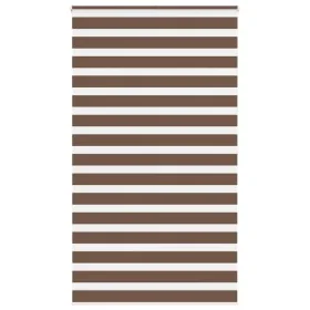 Estor cebra marrón 135x200 cm tejido ancho 130,9 cm poliéster de , Persianas y estores - Ref: Foro24-4014372, Precio: 27,77 €...