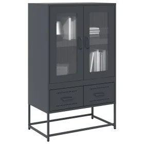 Aparador de acero antracita 68x39x111,5 cm de , Aparadores - Ref: Foro24-853364, Precio: 145,96 €, Descuento: %