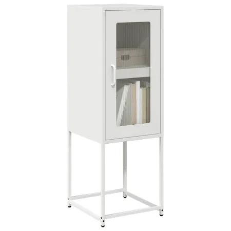 Aparador de acero laminado en frío blanco 36x39x107 cm de , Aparadores - Ref: Foro24-853403, Precio: 70,29 €, Descuento: %