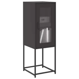 Aparador de acero laminado en frío negro 36x39x107 cm by , Sideboards - Ref: Foro24-853398, Price: 66,94 €, Discount: %