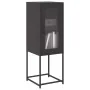 Aparador de acero laminado en frío negro 36x39x107 cm de , Aparadores - Ref: Foro24-853398, Precio: 66,94 €, Descuento: %