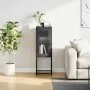 Aparador de acero laminado en frío negro 36x39x107 cm de , Aparadores - Ref: Foro24-853398, Precio: 66,94 €, Descuento: %