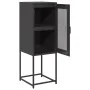 Aparador de acero laminado en frío negro 36x39x107 cm de , Aparadores - Ref: Foro24-853398, Precio: 66,94 €, Descuento: %