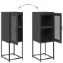Aparador de acero laminado en frío negro 36x39x107 cm de , Aparadores - Ref: Foro24-853398, Precio: 66,94 €, Descuento: %