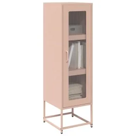 Aparador de acero laminado en frío rosa 36x39x123 cm by , Sideboards - Ref: Foro24-853393, Price: 94,86 €, Discount: %