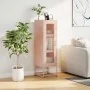 Aparador de acero laminado en frío rosa 36x39x123 cm de , Aparadores - Ref: Foro24-853393, Precio: 94,86 €, Descuento: %