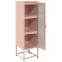 Aparador de acero laminado en frío rosa 36x39x123 cm de , Aparadores - Ref: Foro24-853393, Precio: 94,86 €, Descuento: %