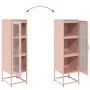 Aparador de acero laminado en frío rosa 36x39x123 cm de , Aparadores - Ref: Foro24-853393, Precio: 94,86 €, Descuento: %