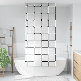 Estor enrollable para ducha tela 110x240 cm ancho 106 cm de , Persianas y estores - Ref: Foro24-4014925, Precio: 19,28 €, Des...