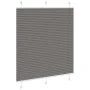 Estor Plisado Antracita 120x100 cm Tela Ancho 119,4cm Poliéster de , Persianas y estores - Ref: Foro24-4015079, Precio: 20,10...