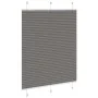 Estor Plisado Antracita 105x150 cm Tela Ancho 104,4cm Poliéster de , Persianas y estores - Ref: Foro24-4015093, Precio: 19,70...