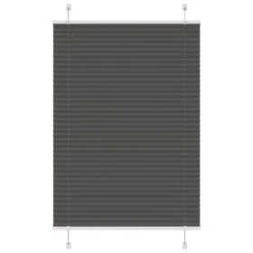 Estor Plisado negro 85x150 cm Tela Ancho 84,4 cm Poliéster de , Persianas y estores - Ref: Foro24-4015140, Precio: 19,29 €, D...