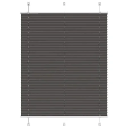 Estor Plisado negro 110x100 cm Tela Ancho 109,4 cm Poliéster de , Persianas y estores - Ref: Foro24-4015128, Precio: 18,73 €,...