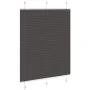 Estor Plisado negro 110x100 cm Tela Ancho 109,4 cm Poliéster de , Persianas y estores - Ref: Foro24-4015128, Precio: 18,73 €,...