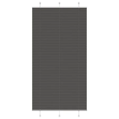 Estor Plisado negro 105x200 cm Tela Ancho 104,4 cm Poliéster de , Persianas y estores - Ref: Foro24-4015161, Precio: 26,68 €,...