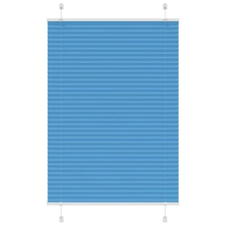 Estor Plisado azul 100x100 cm Tela Ancho 99,4 cm Poliéster de , Persianas y estores - Ref: Foro24-4015177, Precio: 21,39 €, D...