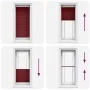 Estor Plisado rojo burdeos 55x100 cm Tela Ancho 54,4 cm de , Persianas y estores - Ref: Foro24-4015219, Precio: 15,98 €, Desc...