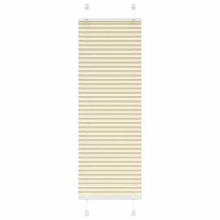 Estor Plisado crema 40x100 cm Tela Ancho 39,4 cm Poliéster de , Persianas y estores - Ref: Foro24-4015267, Precio: 18,10 €, D...