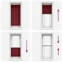 Estor Plisado rojo burdeos 65x150 cm Tela Ancho 64,4 cm de , Persianas y estores - Ref: Foro24-4015238, Precio: 17,42 €, Desc...
