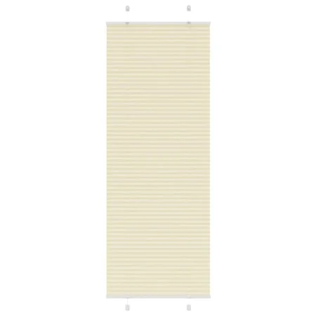 Estor Plisado crema 75x200 cm Tela Ancho 74,4 cm Poliéster de , Persianas y estores - Ref: Foro24-4015308, Precio: 23,14 €, D...