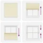 Estor Plisado crema 115x150 cm Tela Ancho 114,4 cm Poliéster de , Persianas y estores - Ref: Foro24-4015299, Precio: 21,16 €,...