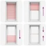 Estor Plisado rosa 70x100 cm Tela Ancho 69,4 cm Poliéster de , Persianas y estores - Ref: Foro24-4015426, Precio: 15,46 €, De...