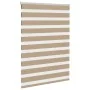 Estor cebra marrón arena tejido ancho 110,9 cm poliéster de , Persianas y estores - Ref: Foro24-4014550, Precio: 30,31 €, Des...