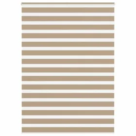 Estor cebra marrón arena tejido ancho 150,9 cm poliéster de , Persianas y estores - Ref: Foro24-4014584, Precio: 32,50 €, Des...