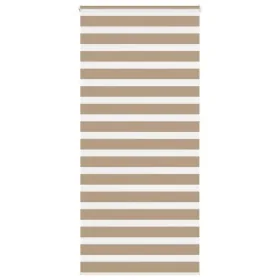 Estor cebra marrón arena tejido ancho 100,9 cm poliéster de , Persianas y estores - Ref: Foro24-4014600, Precio: 26,64 €, Des...