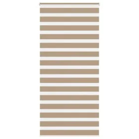 Estor cebra marrón arena tejido ancho 110,9 cm poliéster de , Persianas y estores - Ref: Foro24-4014602, Precio: 31,86 €, Des...