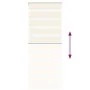 Estor cebra beige mármol tejido ancho 50,9 cm poliéster de , Persianas y estores - Ref: Foro24-4014642, Precio: 19,86 €, Desc...