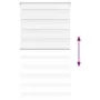 Estor cebra blanco 85x100 cm tejido ancho 80,9 cm poliéster de , Persianas y estores - Ref: Foro24-4014726, Precio: 17,67 €, ...