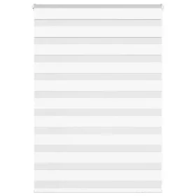 Estor cebra blanco 105x100 cm tejido ancho 100,9 cm poliéster de , Persianas y estores - Ref: Foro24-4014730, Precio: 20,00 €...