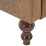 Sofá Chesterfield de 2 plazas tapizado tela aspecto ante marrón by , Sofas - Ref: Foro24-247156, Price: 354,20 €, Discount: %