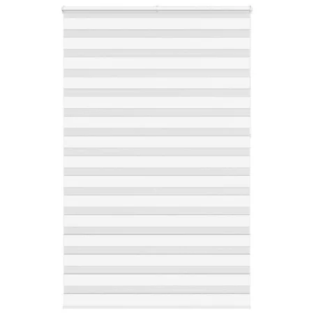 Estor cebra blanco 150x230 cm tejido ancho 145,9 cm poliéster de , Persianas y estores - Ref: Foro24-4014817, Precio: 36,98 €...