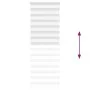 Estor cebra blanco 70x230 cm tejido ancho 65,9 cm poliéster de , Persianas y estores - Ref: Foro24-4014801, Precio: 25,22 €, ...