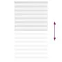 Estor cebra blanco 130x200 cm tejido ancho 125,9 cm poliéster de , Persianas y estores - Ref: Foro24-4014787, Precio: 33,09 €...