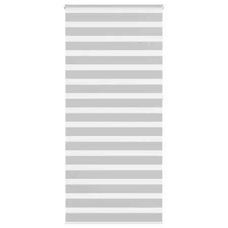 Estor cebra gris claro 100x230 cm tejido ancho 95,9cm poliéster de , Persianas y estores - Ref: Foro24-4014495, Precio: 26,08...