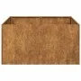 Jardinera oxidada 80x80x40 cm acero corten de , Maceteros y jardineras - Ref: Foro24-860744, Precio: 70,16 €, Descuento: %