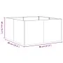 Jardinera oxidada 80x80x40 cm acero corten de , Maceteros y jardineras - Ref: Foro24-860744, Precio: 70,16 €, Descuento: %
