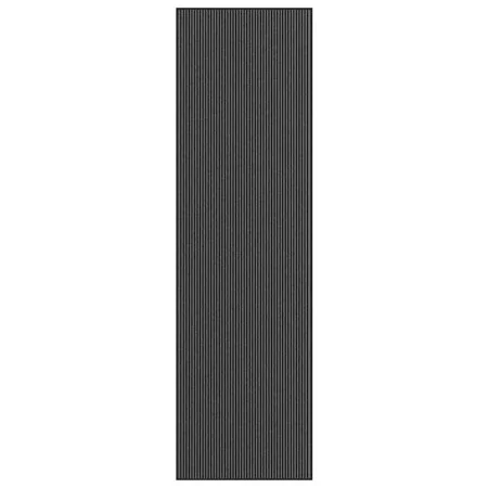 Felpudo a rayas negro y gris 115x400 cm de , Felpudos - Ref: Foro24-4105599, Precio: 93,41 €, Descuento: %