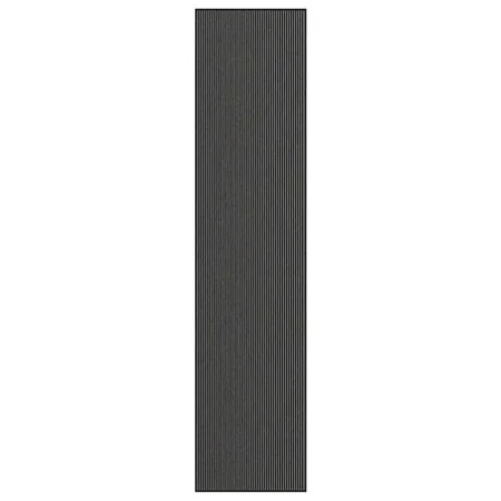 Felpudo a rayas negro y gris 115x500 cm de , Felpudos - Ref: Foro24-4105600, Precio: 114,97 €, Descuento: %