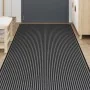Felpudo a rayas negro y gris 115x500 cm de , Felpudos - Ref: Foro24-4105600, Precio: 114,97 €, Descuento: %